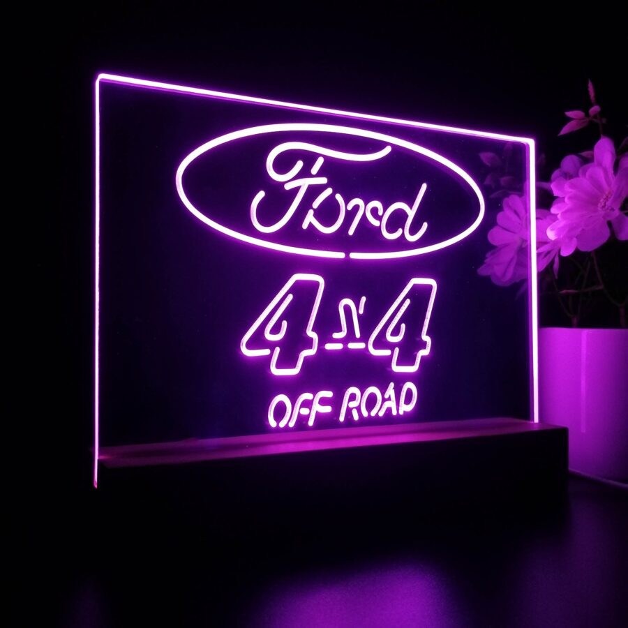 Ford 4X4 Off-Road Jeep 3D Illusion Night Light Desk Lamp - Image 5