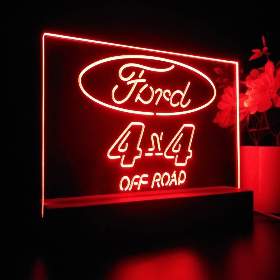 Ford 4X4 Off-Road Jeep 3D Illusion Night Light Desk Lamp - Image 6