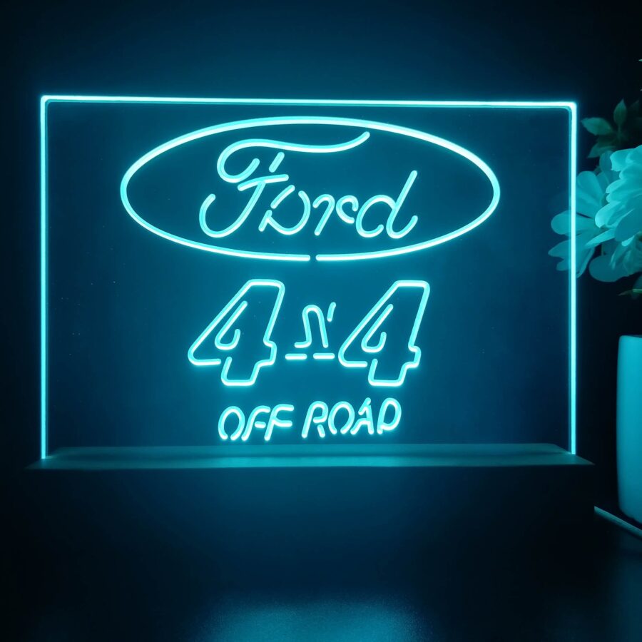 Ford 4X4 Off-Road Jeep 3D Illusion Night Light Desk Lamp - Image 2
