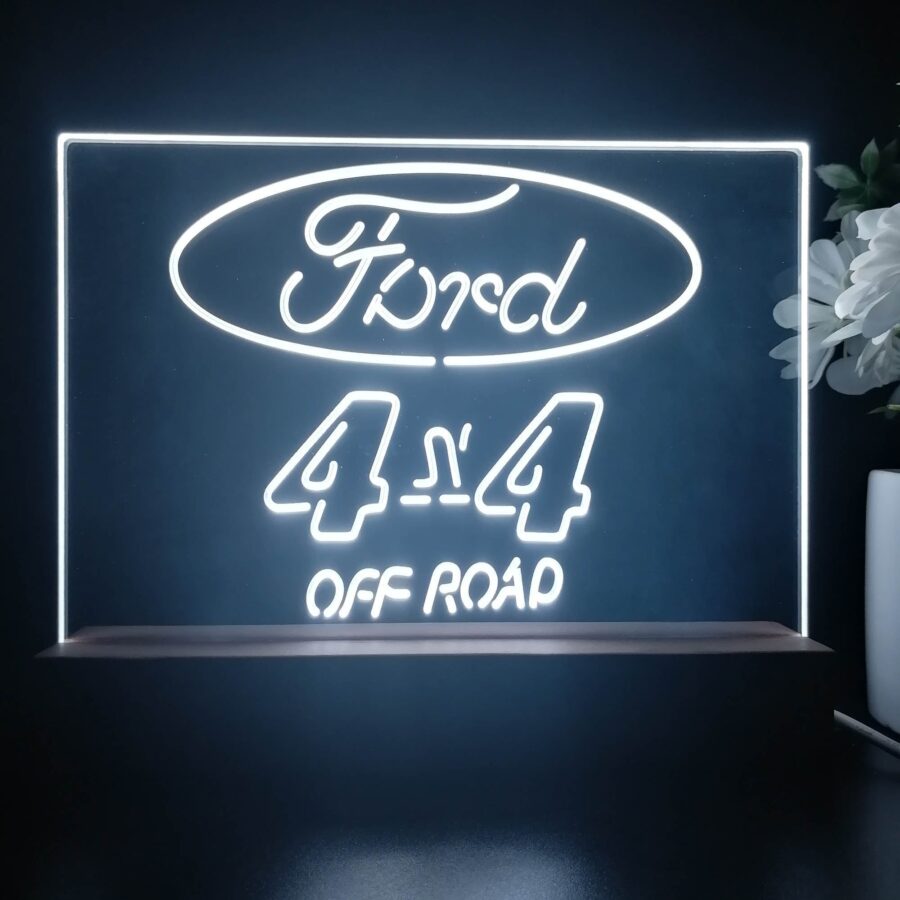 Ford 4X4 Off-Road Jeep 3D Illusion Night Light Desk Lamp - Image 4