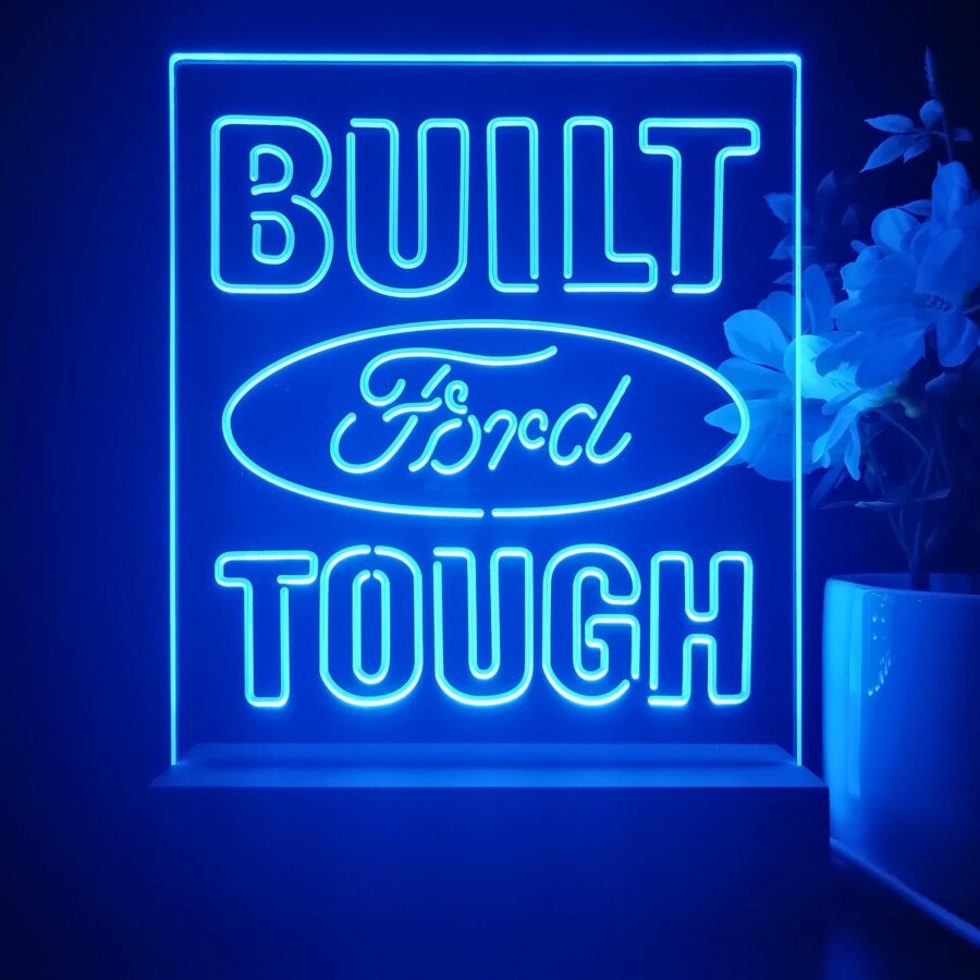 Built Touch Ford 3D Illusion Night Light Desk Lamp - Image 4