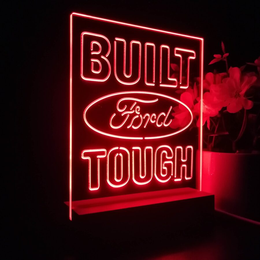 Built Touch Ford 3D Illusion Night Light Desk Lamp - Image 7