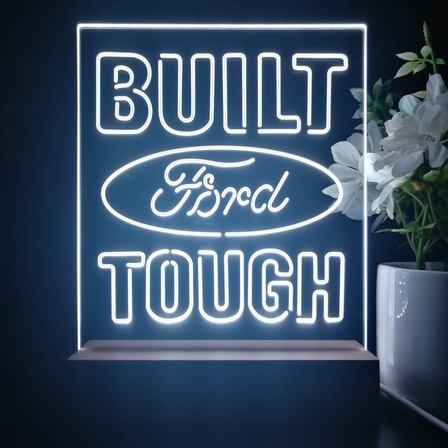 Built Touch Ford 3D Illusion Night Light Desk Lamp