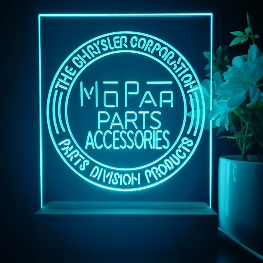 Mopar Parts 3D Illusion Night Light Desk Lamp - Image 3