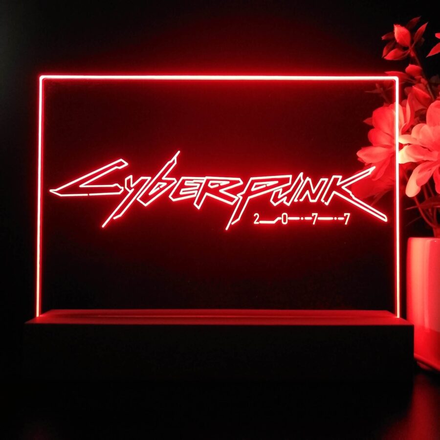 Cyberpunk 2077 Neon Sign Game Room Lamp - Image 2