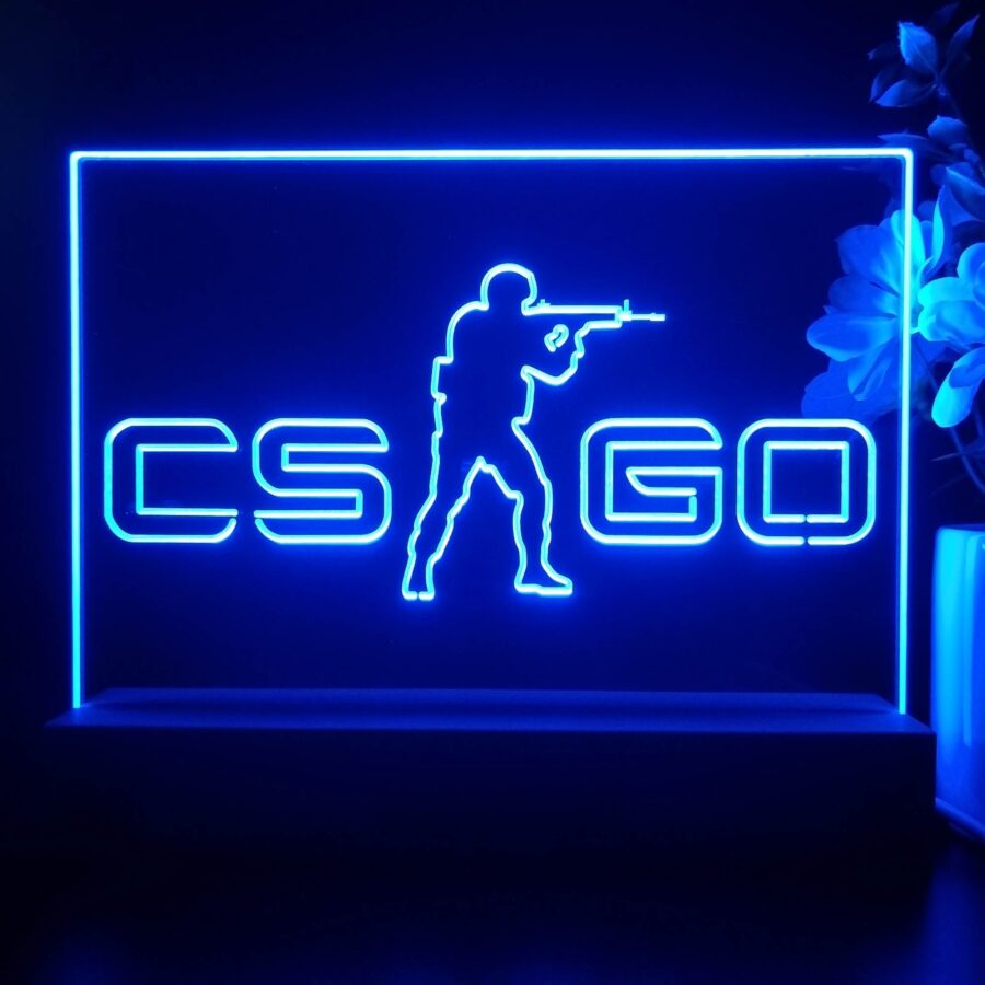 Cs:go Counter Strike Neon Sign Game Room Lamp