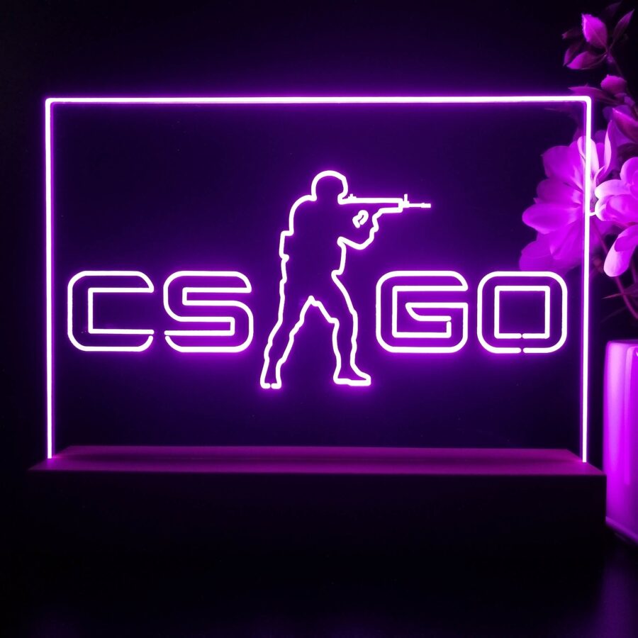 Cs:go Counter Strike Neon Sign Game Room Lamp - Image 3