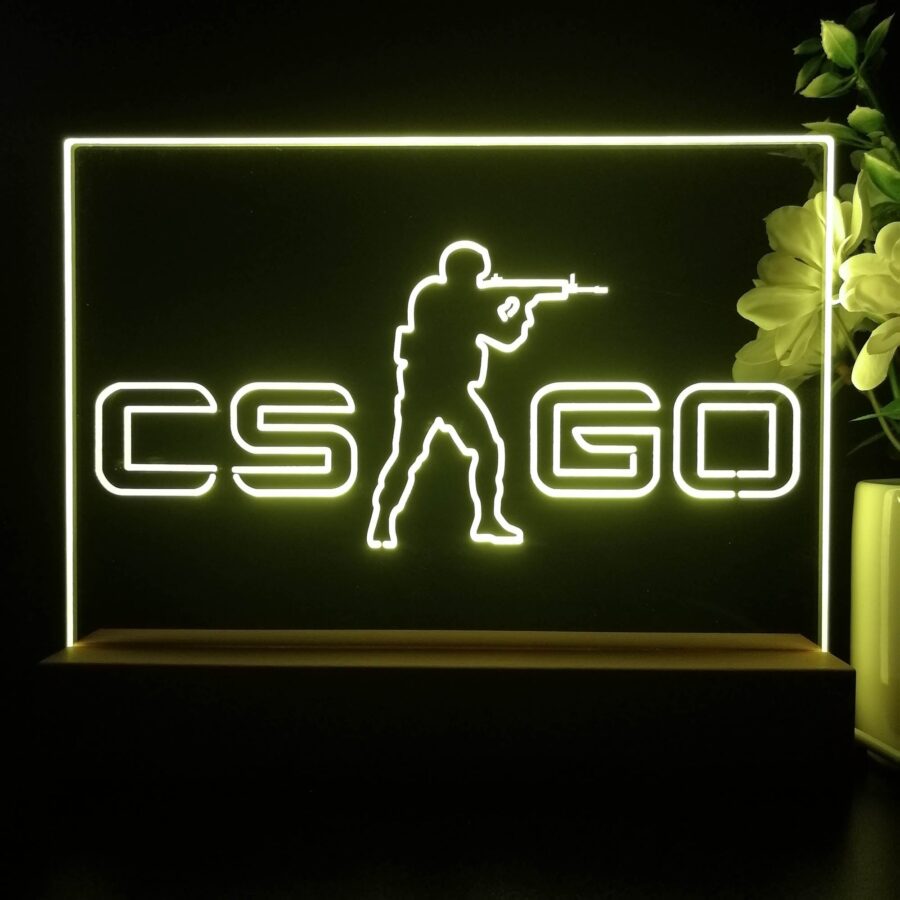 Cs:go Counter Strike Neon Sign Game Room Lamp - Image 2