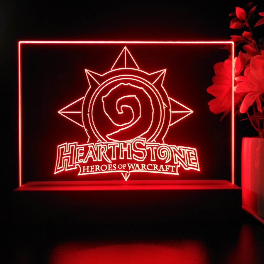 Hearthstone Neon Sign Game Room Lamp