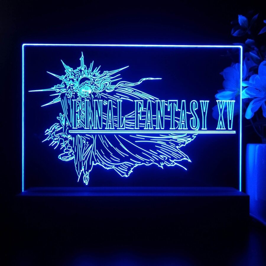 Final Fantasy Xv Neon Sign Game Room Lamp