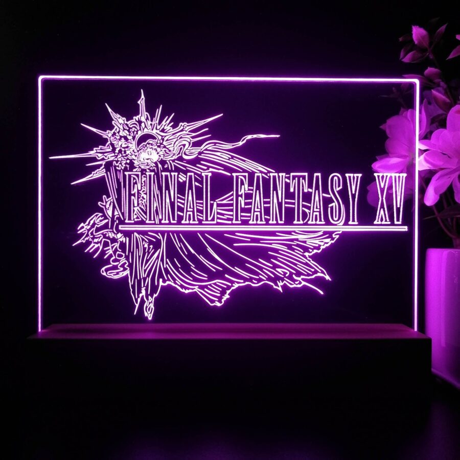 Final Fantasy Xv Neon Sign Game Room Lamp - Image 4