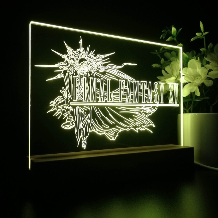 Final Fantasy Xv Neon Sign Game Room Lamp - Image 5