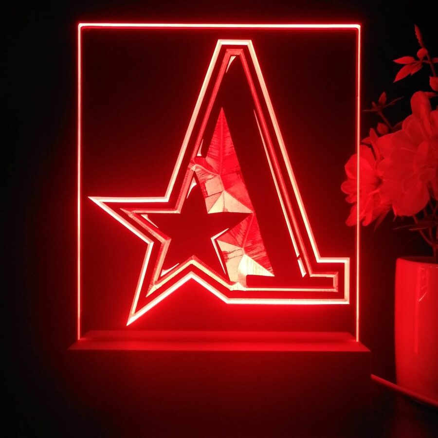 Team Aster 3D Illusion Night Light Desk Lamp - Image 2
