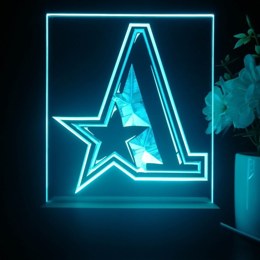 Team Aster 3D Illusion Night Light Desk Lamp