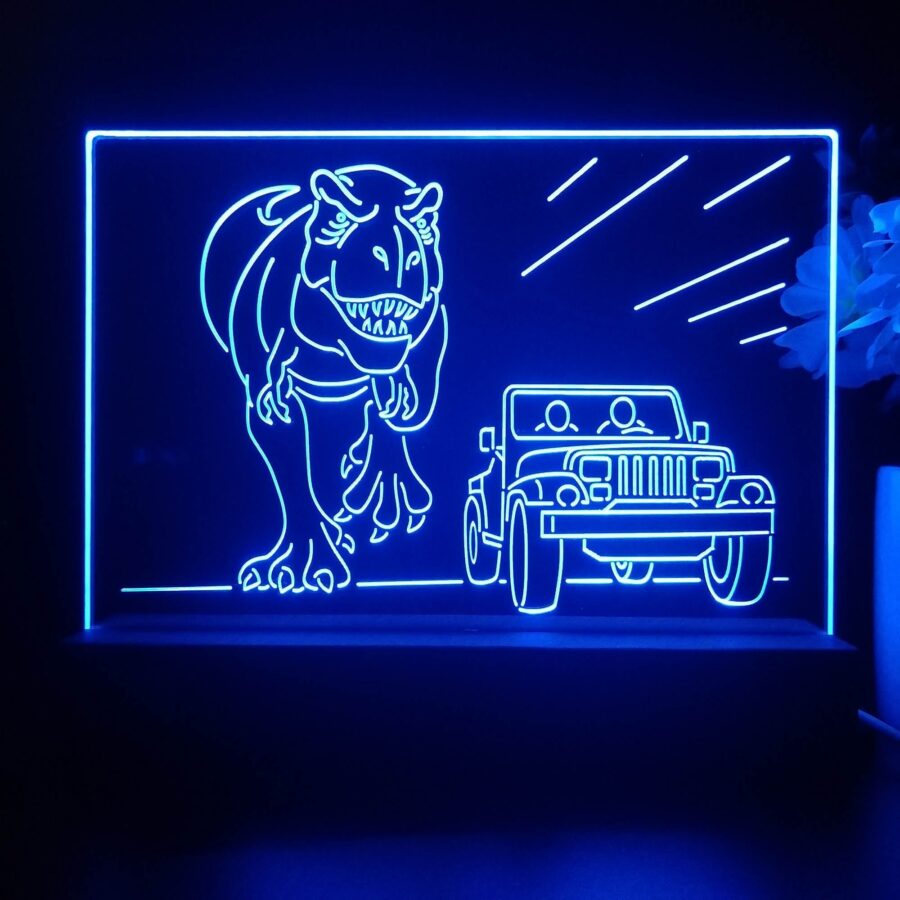 Jurassic Park 3D Illusion Night Light Desk Lamp - Image 4