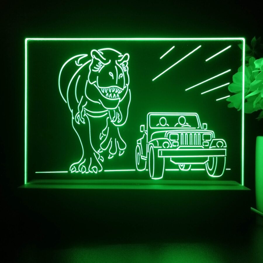 Jurassic Park 3D Illusion Night Light Desk Lamp - Image 3