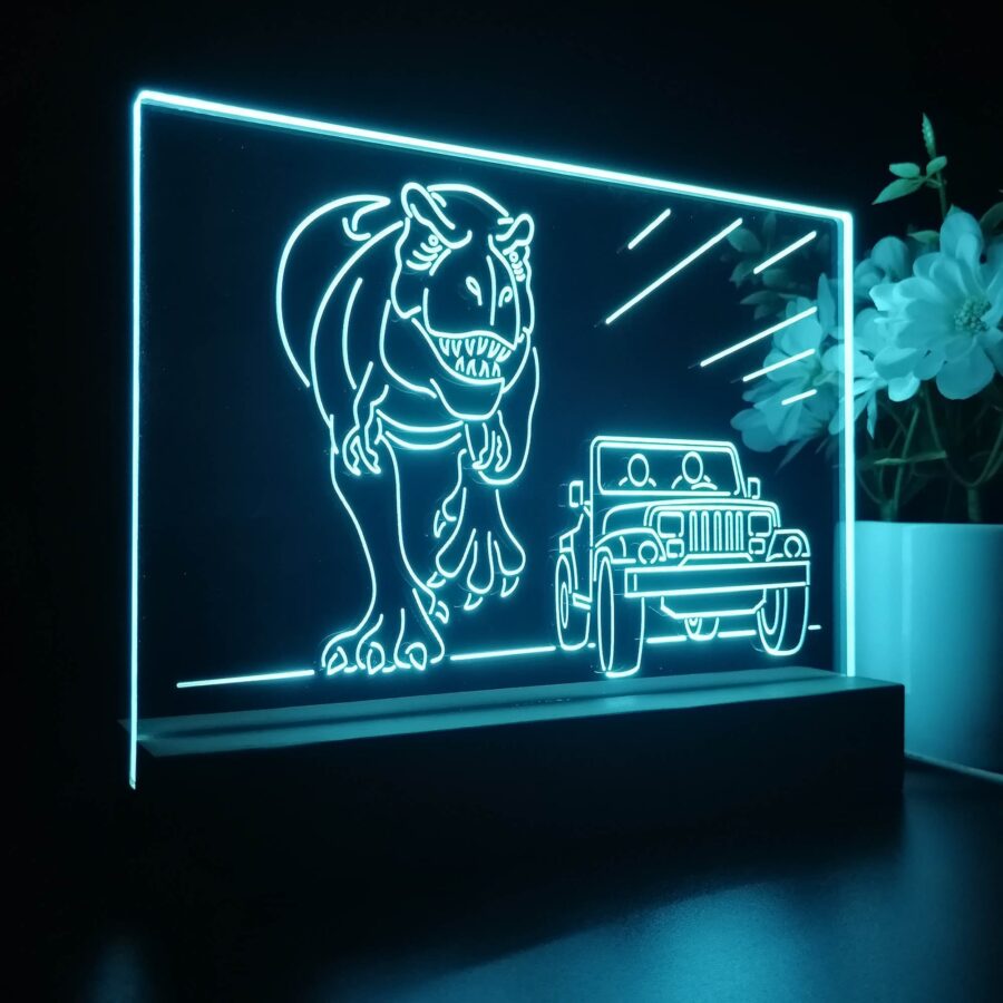 Jurassic Park 3D Illusion Night Light Desk Lamp - Image 6