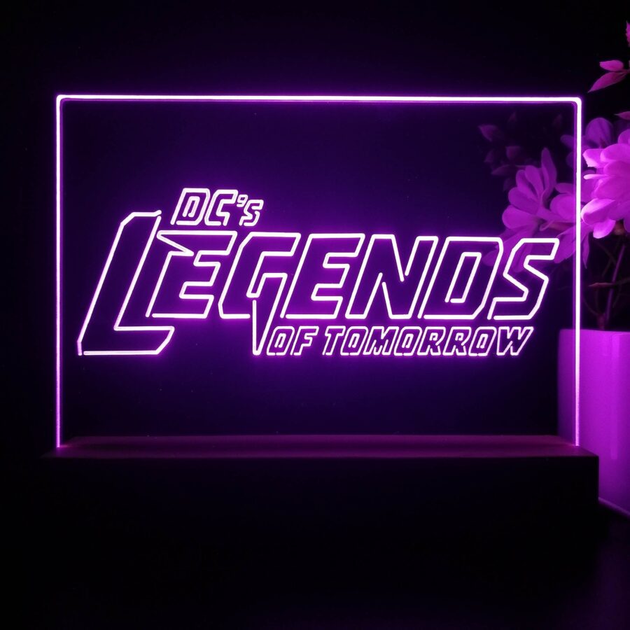 Legends Of Tomorrow 3D Illusion Night Light Desk Lamp