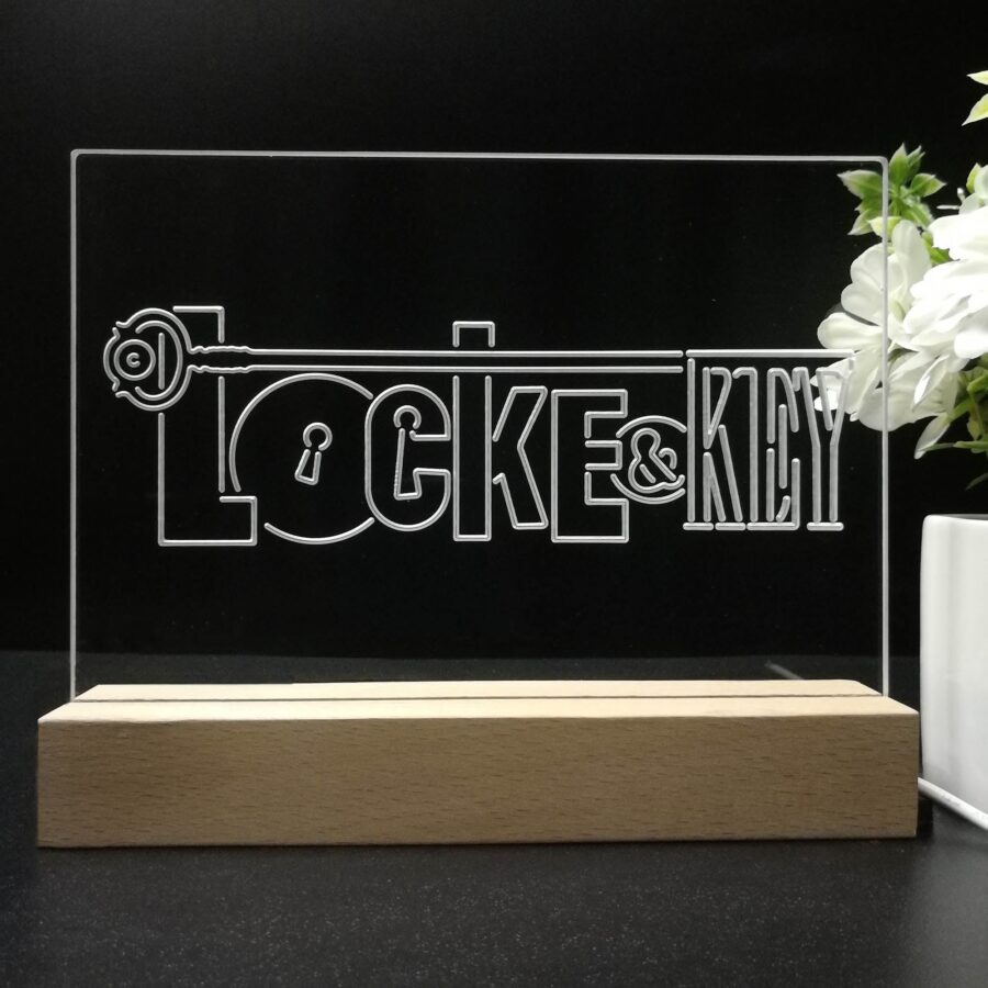 Locke &Amp; Key 3D Illusion Night Light Desk Lamp - Image 8
