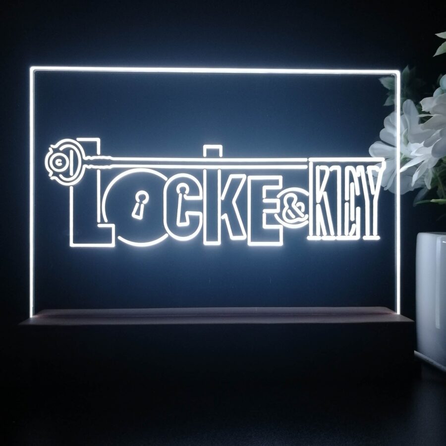 Locke &Amp; Key 3D Illusion Night Light Desk Lamp - Image 4