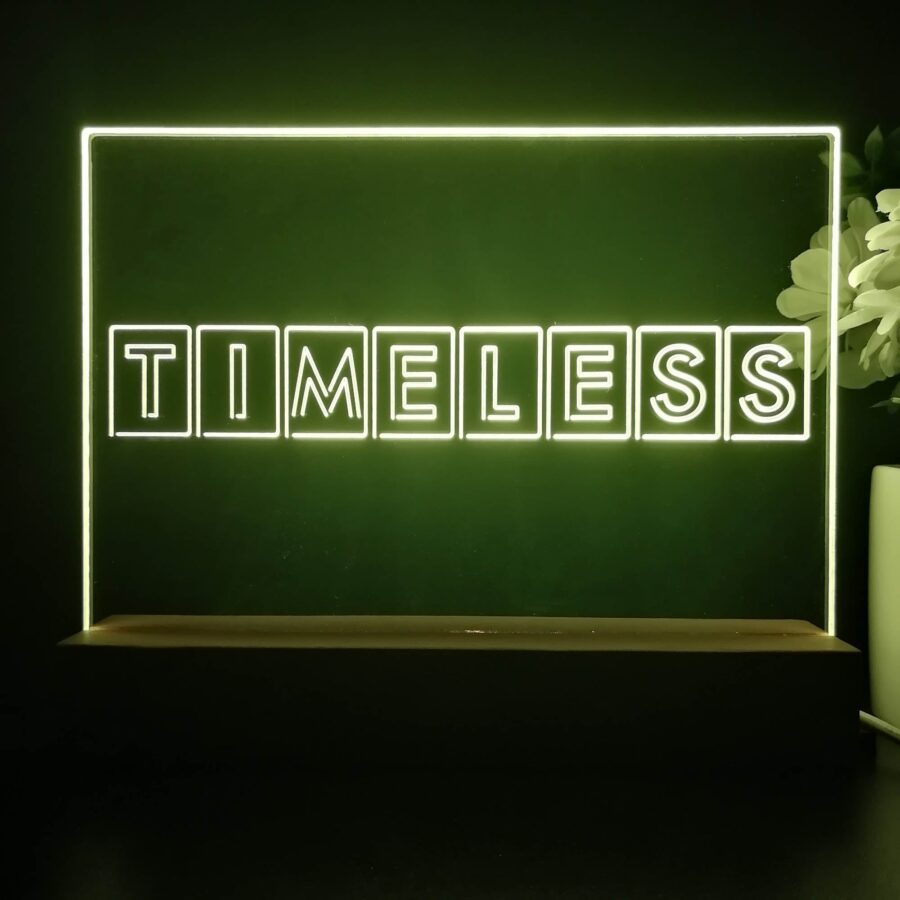 Timeless Tv 3D Illusion Night Light Desk Lamp