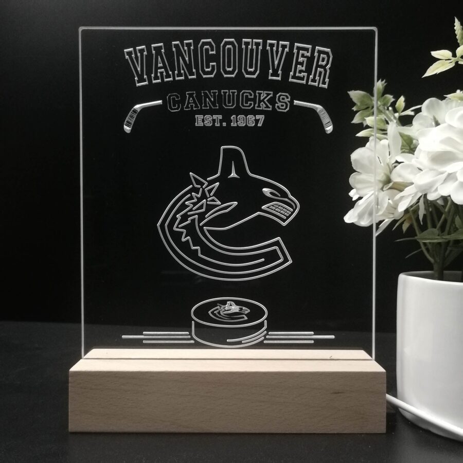 Personalized Vancouver Canucks Souvenir Neon Led Night Light Sign - Image 8