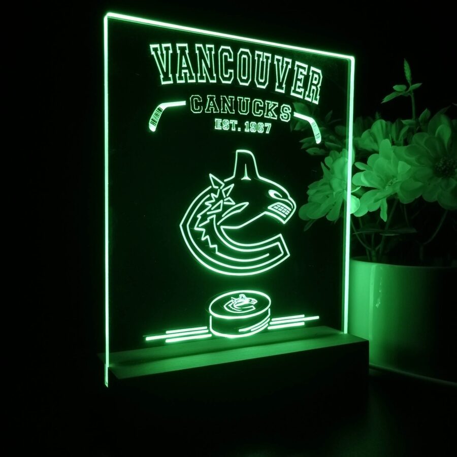 Personalized Vancouver Canucks Souvenir Neon Led Night Light Sign - Image 7