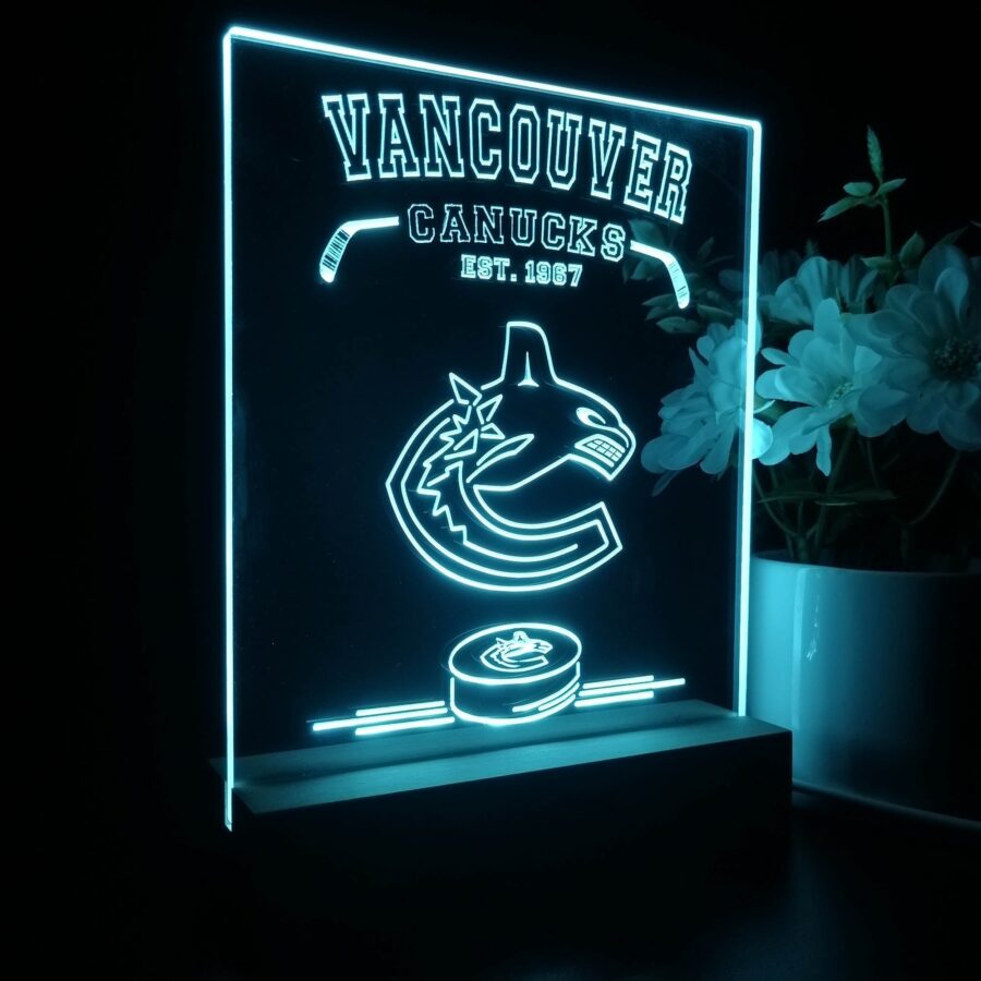Personalized Vancouver Canucks Souvenir Neon Led Night Light Sign - Image 5