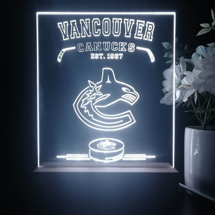 Personalized Vancouver Canucks Souvenir Neon Led Night Light Sign - Image 4