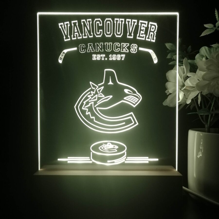 Personalized Vancouver Canucks Souvenir Neon Led Night Light Sign - Image 2