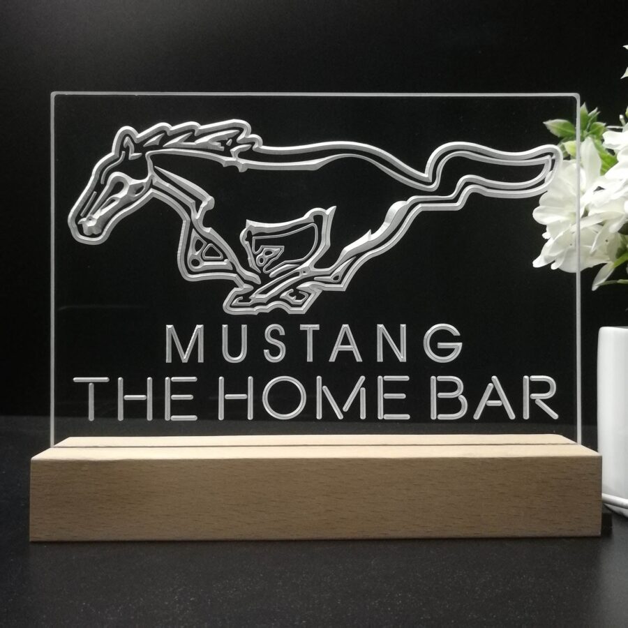 Personalized Mustang Ford Souvenir Neon Led Night Light Sign Style 2 - Image 8