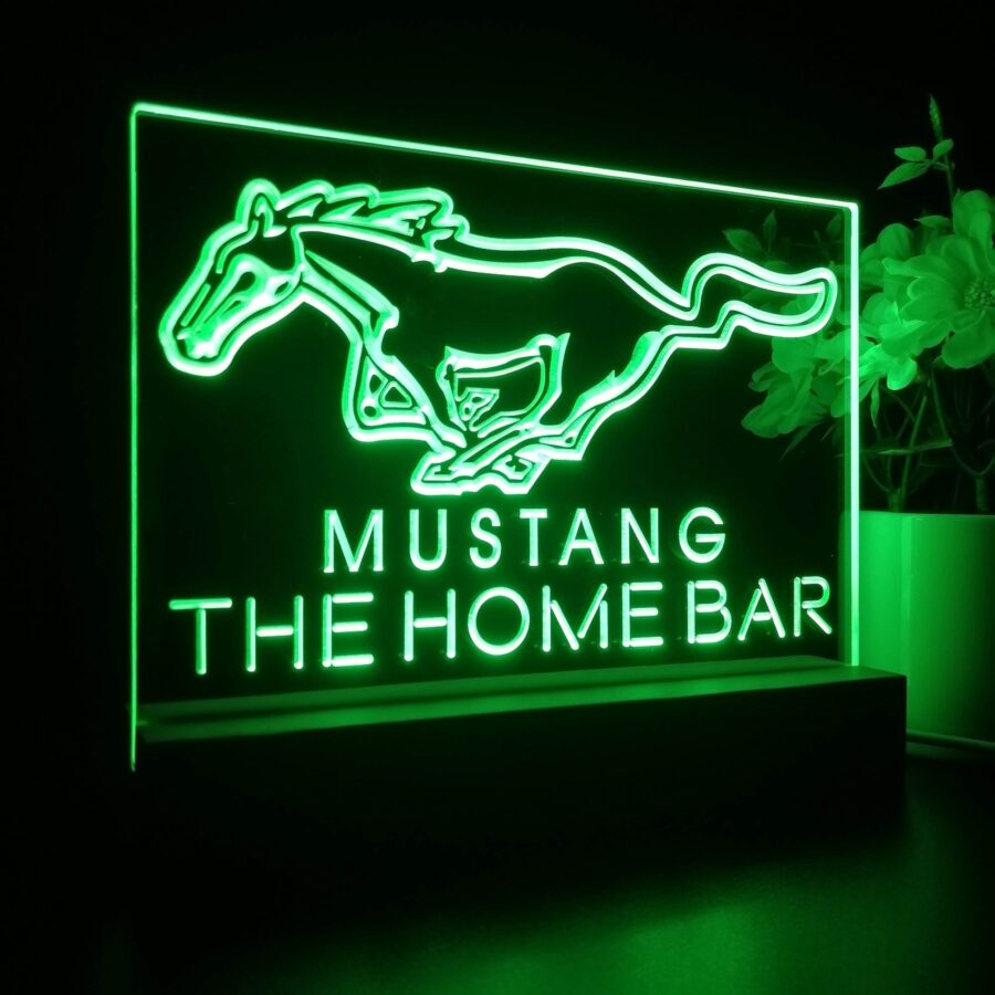 Personalized Mustang Ford Souvenir Neon Led Night Light Sign Style 2 - Image 7