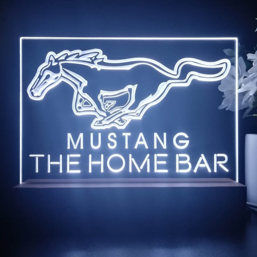 Personalized Mustang Ford Souvenir Neon Led Night Light Sign Style 2 - Image 4