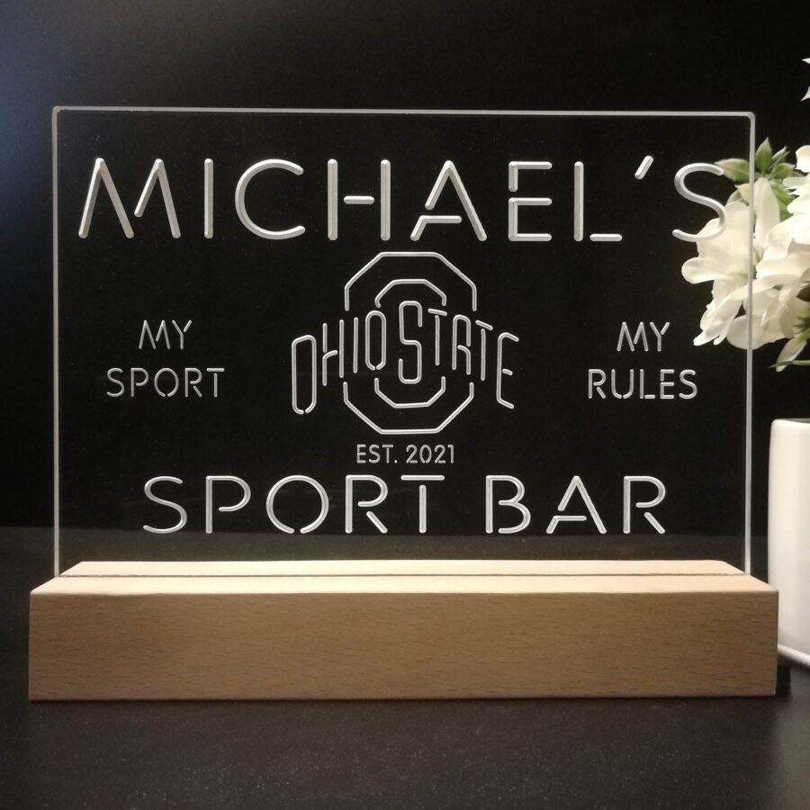 Personalized Ohio State Buckeyes Souvenir Neon Led Night Light Sign Style 3 - Image 8