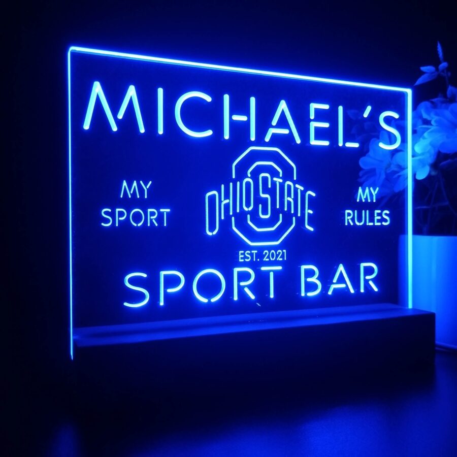 Personalized Ohio State Buckeyes Souvenir Neon Led Night Light Sign Style 3 - Image 6