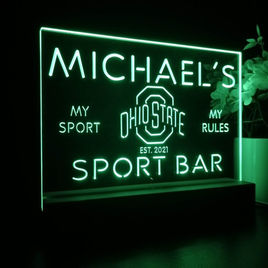 Personalized Ohio State Buckeyes Souvenir Neon Led Night Light Sign Style 3 - Image 5