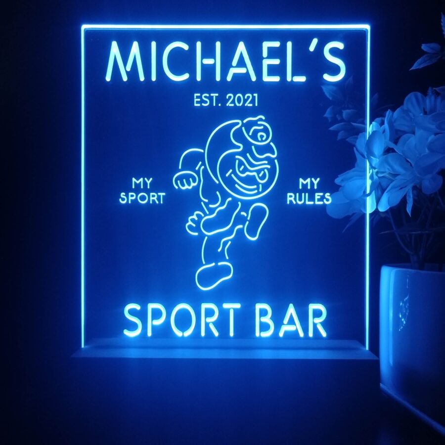 Personalized Ohio State Buckeyes Brutus Souvenir Neon Led Night Light Sign Style 2 - Image 3