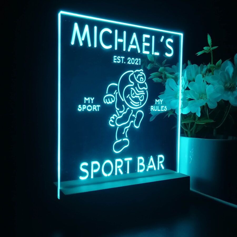 Personalized Ohio State Buckeyes Brutus Souvenir Neon Led Night Light Sign Style 2 - Image 7
