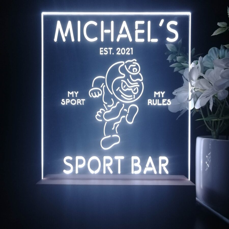 Personalized Ohio State Buckeyes Brutus Souvenir Neon Led Night Light Sign Style 2 - Image 4
