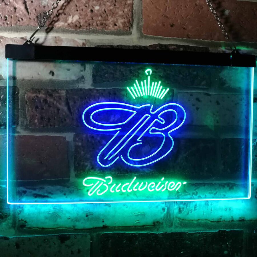Budweiser Crown King Beer Bar Neon Like Led Sign - Image 8