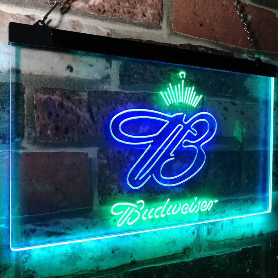 Budweiser Crown King Beer Bar Neon Like Led Sign - Image 21