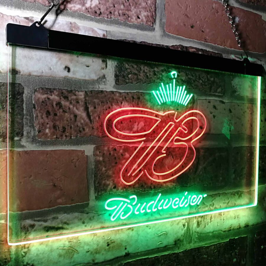 Budweiser Crown King Beer Bar Neon Like Led Sign - Image 22