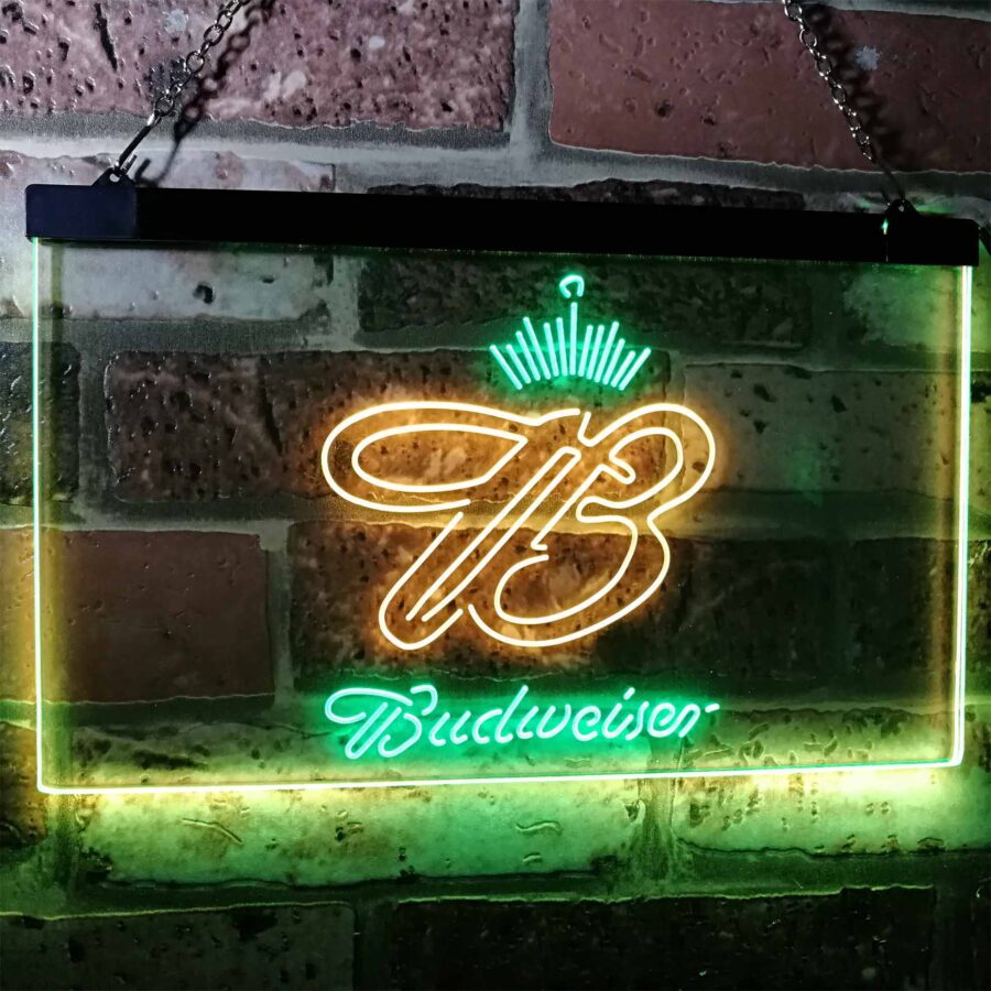 Budweiser Crown King Beer Bar Neon Like Led Sign - Image 12