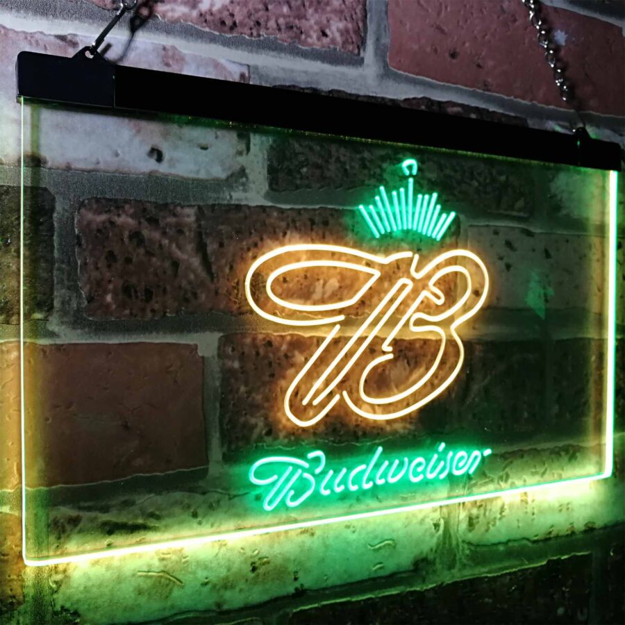 Budweiser Crown King Beer Bar Neon Like Led Sign - Image 25