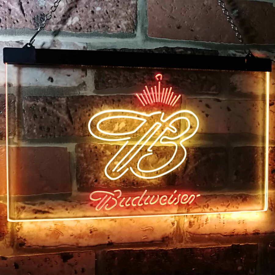 Budweiser Crown King Beer Bar Neon Like Led Sign - Image 2