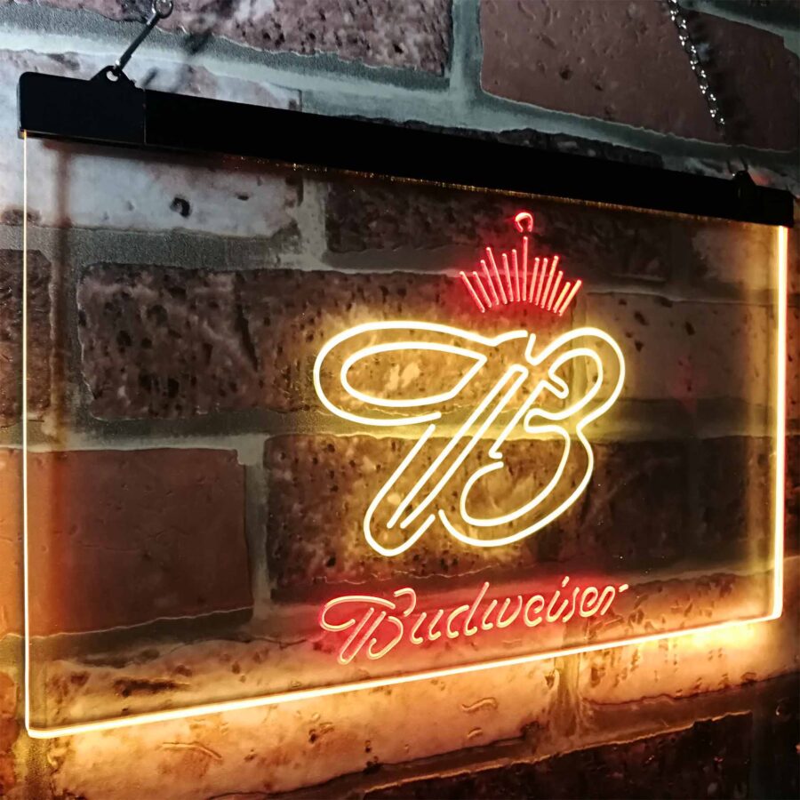 Budweiser Crown King Beer Bar Neon Like Led Sign - Image 15