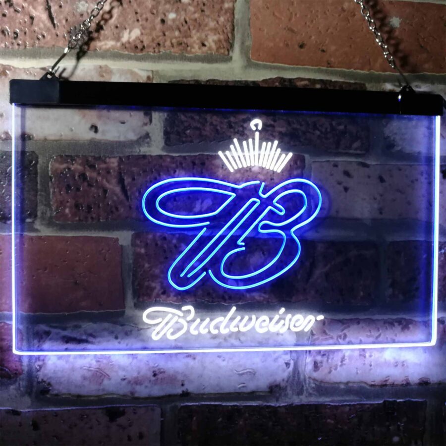 Budweiser Crown King Beer Bar Neon Like Led Sign - Image 3