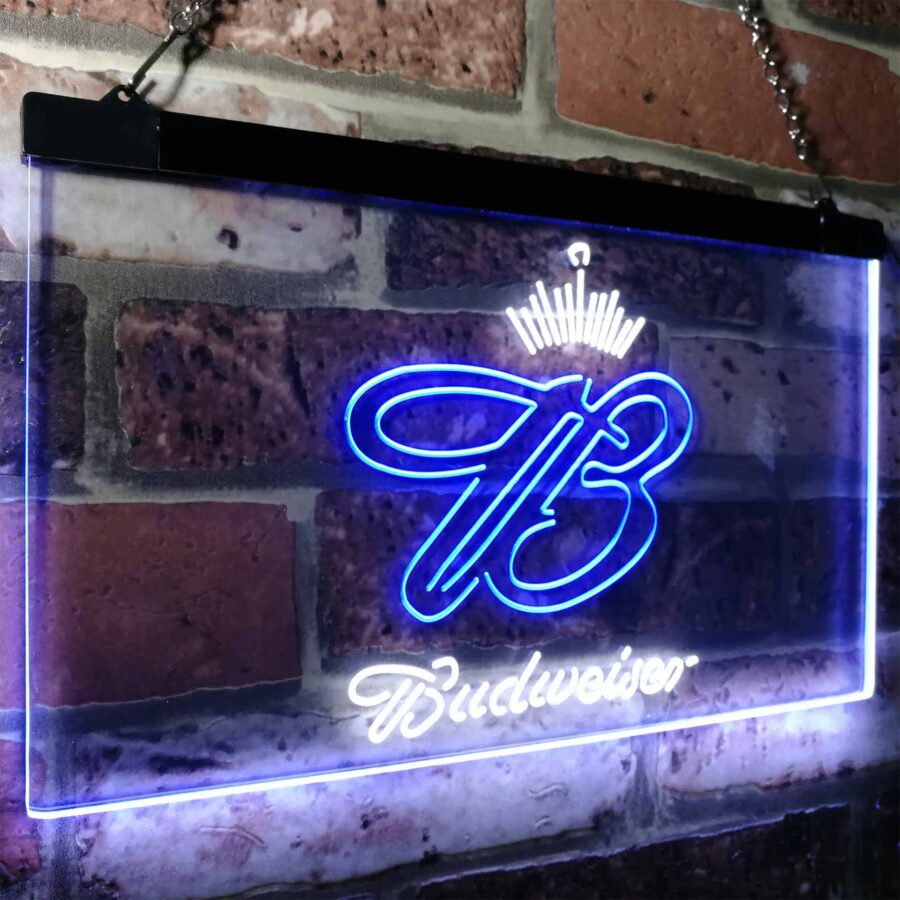 Budweiser Crown King Beer Bar Neon Like Led Sign - Image 16