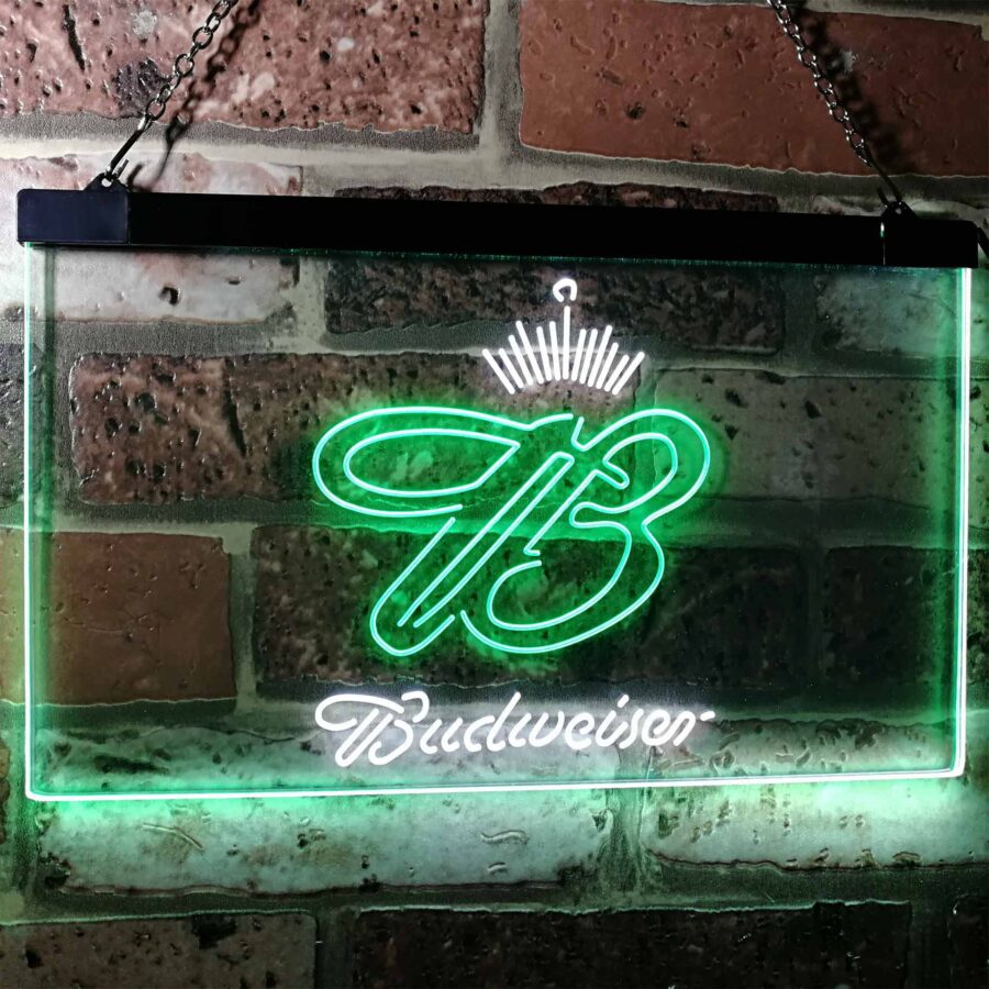Budweiser Crown King Beer Bar Neon Like Led Sign - Image 11