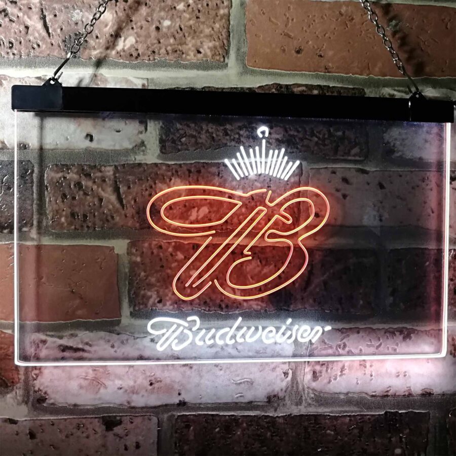 Budweiser Crown King Beer Bar Neon Like Led Sign - Image 4